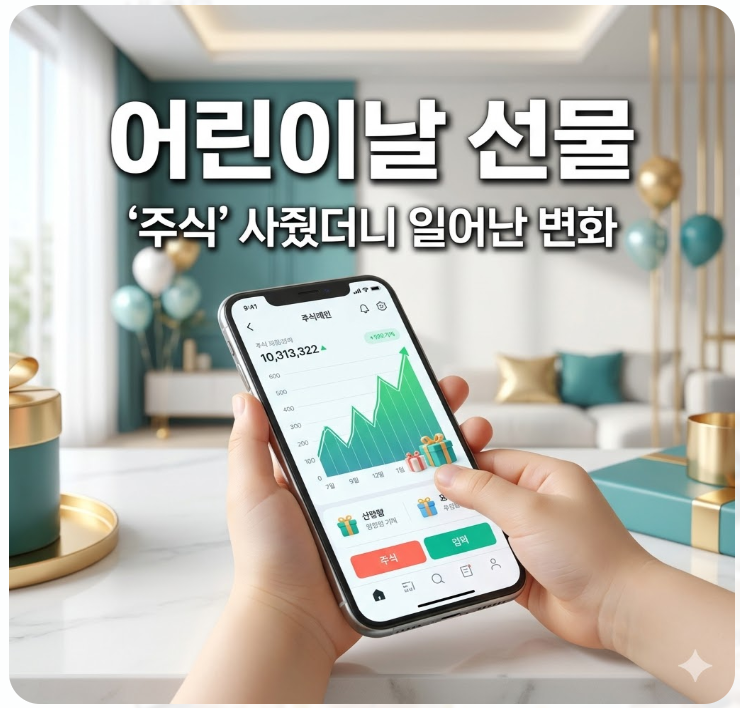  어린이날 선물로 '주식' 사줬더니 일어난 변화