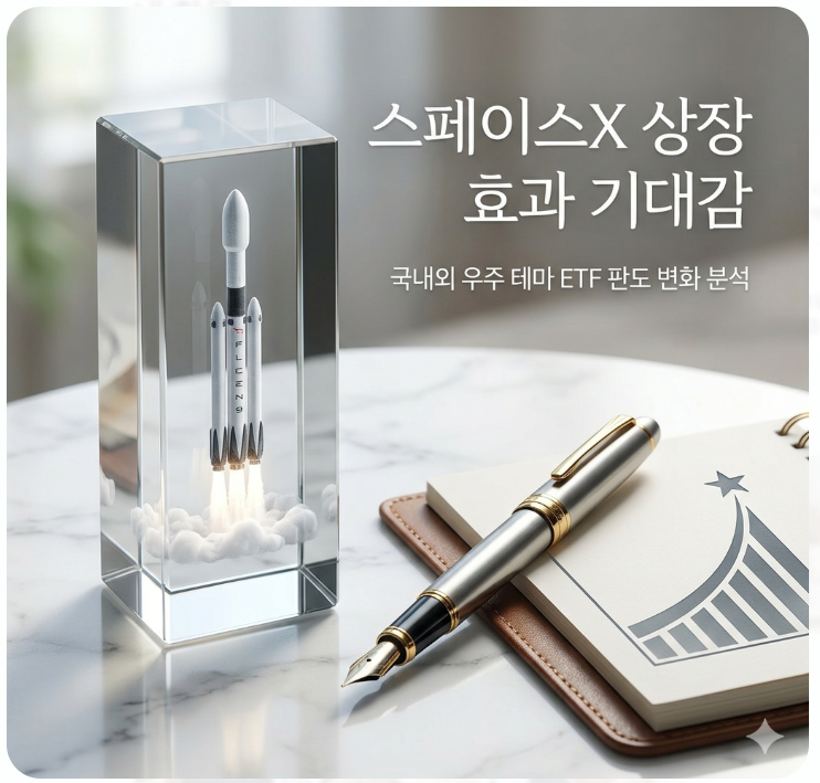  스페이스X 상장 효과 기대감, 국내외 우주 테마 ETF 판도 변화 분석