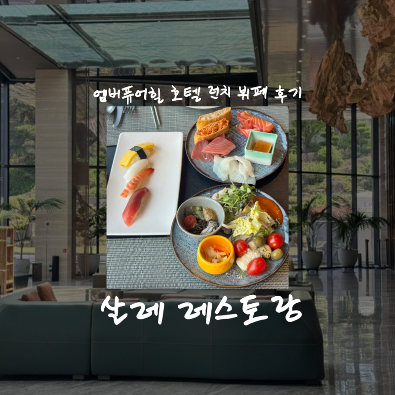 [제주/맛집] 생일 이벤트로 방문한 엠버퓨어힐 호텔 살레 레스토랑 런치 뷔페 후기
