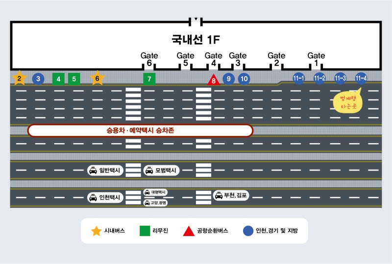✈️김포공항 국내선→ 범계 가는 버스 타는 방법
