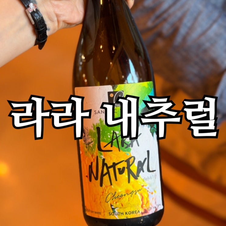  산막와이너리 라라 내추럴 와인 후기 | 청수 화이트 와인 맛, 향, 음식 궁합 총정리
