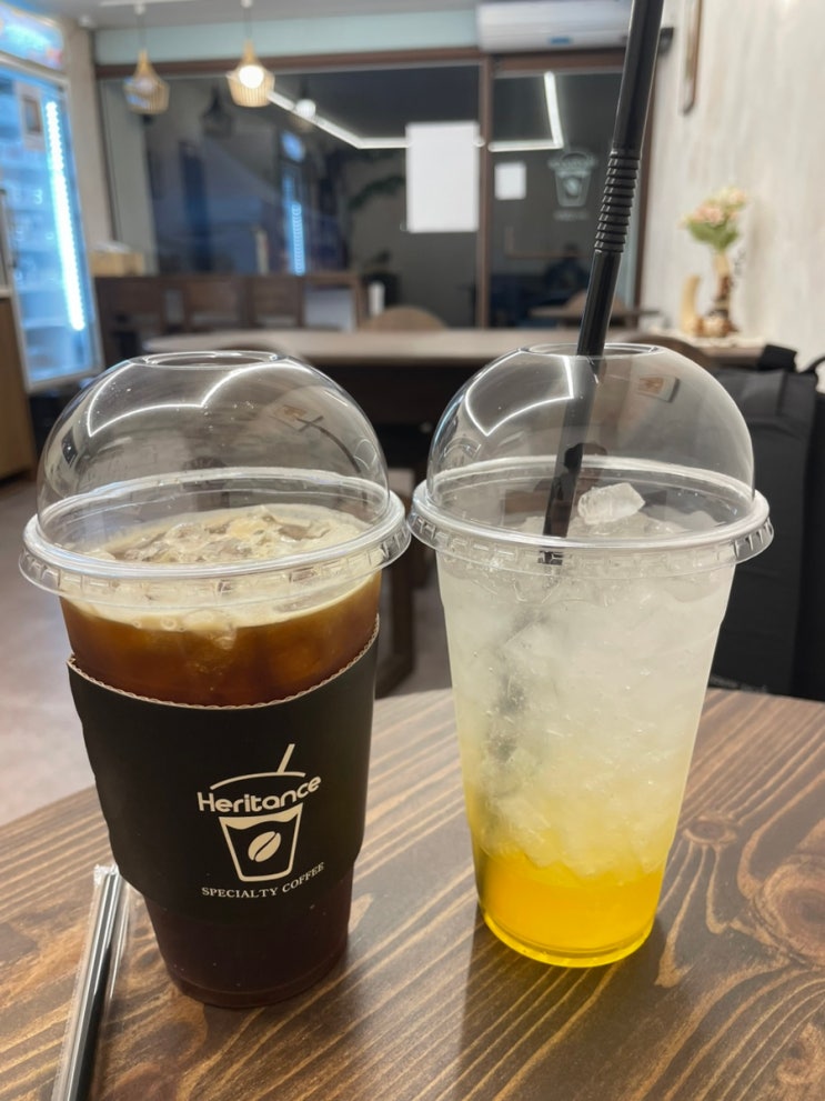  군산 조촌동 무인카페 헤리턴스카페 아라비카원두 시그니처아메리카노 아이스유자 조촌동신아파트 군산동신개나리아파트 근처 24시카페