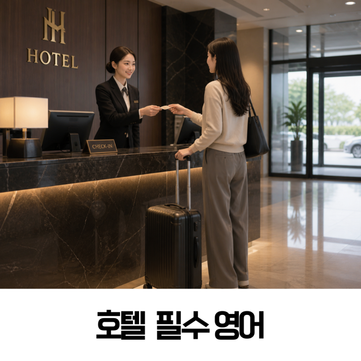  호텔 영어 필수 표현 30가지, Incidentals 비용