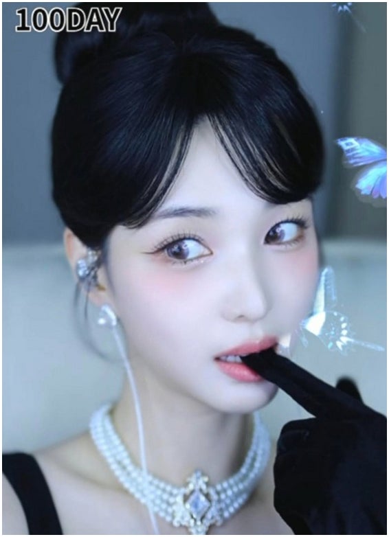 "여캠 전향? 맞다" 율희, 오드리 헵번 변신... '율드리' 100일 기념 역대급 우아함
