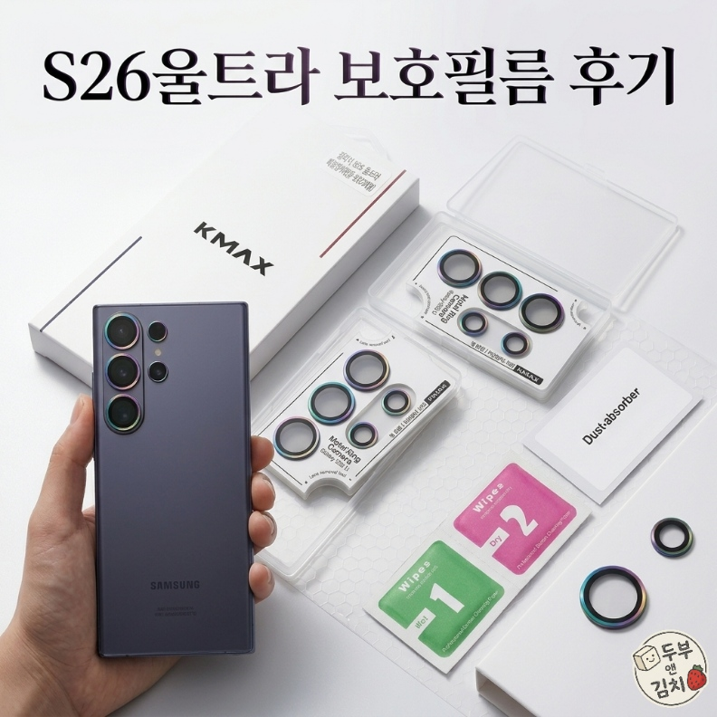 S26 울트라 카메라 보호커버 필름 선택이 아니라 필수! 내돈내산