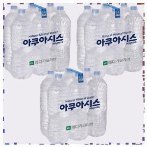 명품 아쿠아시스 무라벨 생수, 2L, 18개 선착순