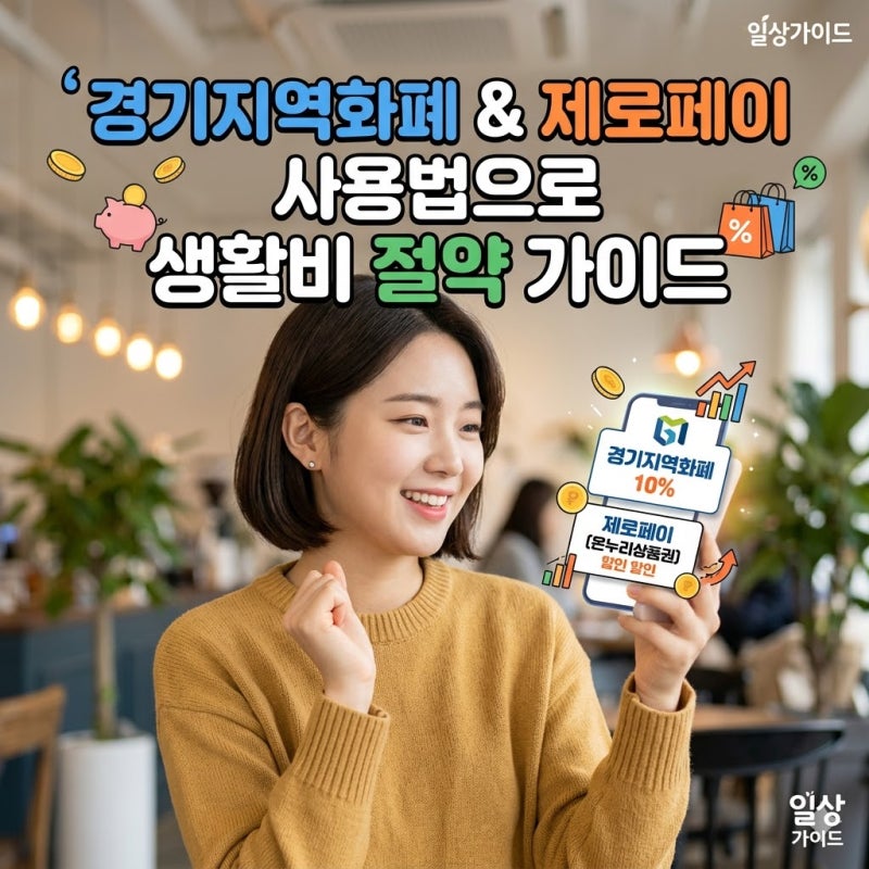 경기지역화폐와 지역화폐 제로페이 사용법으로 생활비 절약 가이드