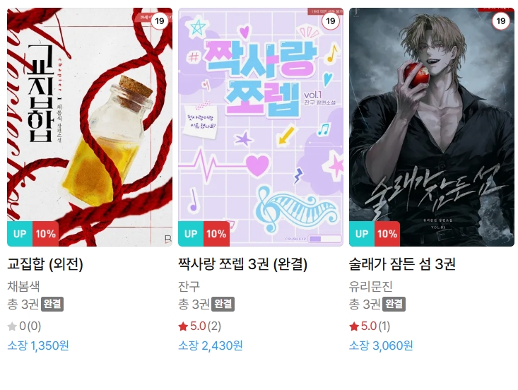  BL소설 신간) 26년 5월 3일 신간