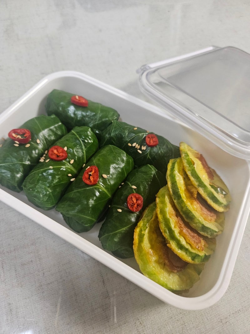 고추참치 케일쌈밥 케일데치기 데친케일요리 쌈밥레시피 케일숙쌈