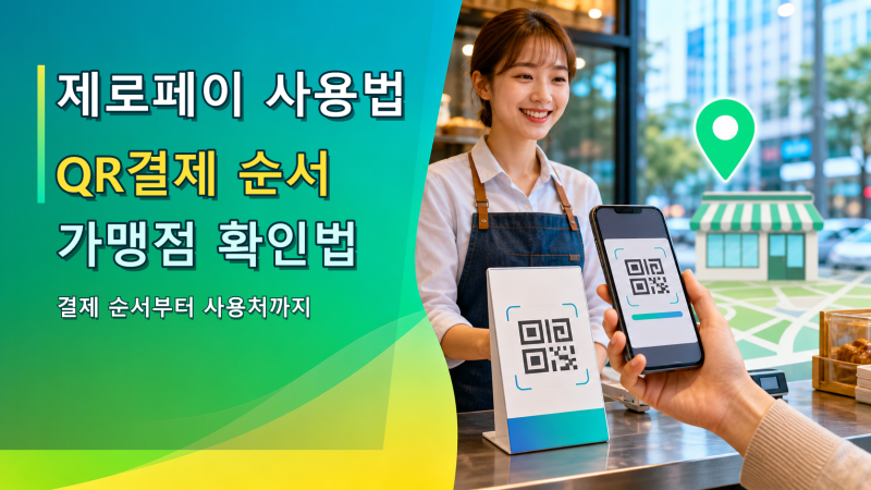 제로페이 사용법 QR결제 순서와 가맹점 확인법