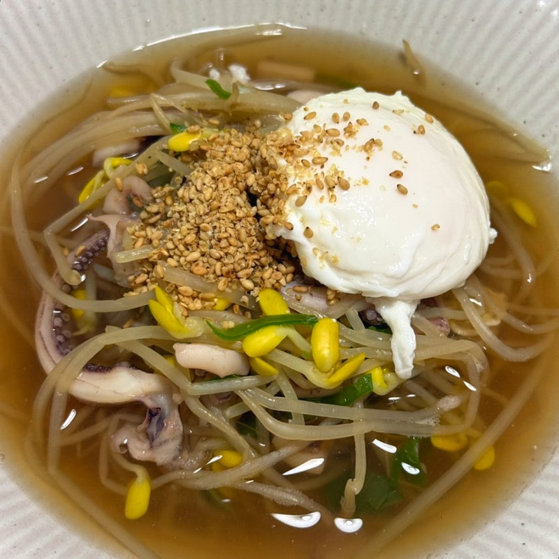 칼칼하고 시원한 오징어콩나물국 전주콩나물해장국 레시피