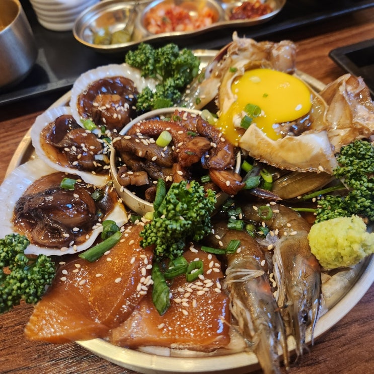  마곡맛집 솥내음 마곡 발산역점 해물장 스테이크 닭껍질 만두까지