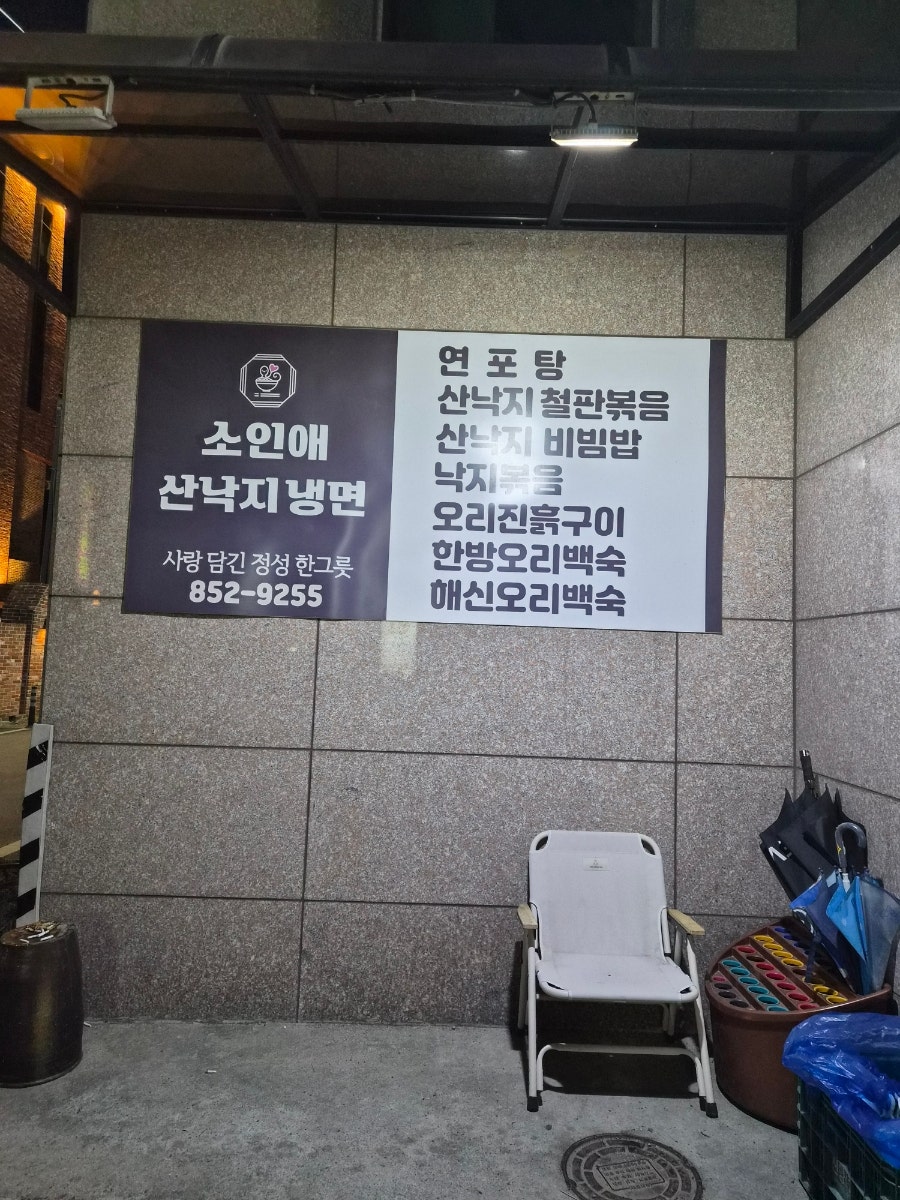 소인애산낙지냉면 사진 3