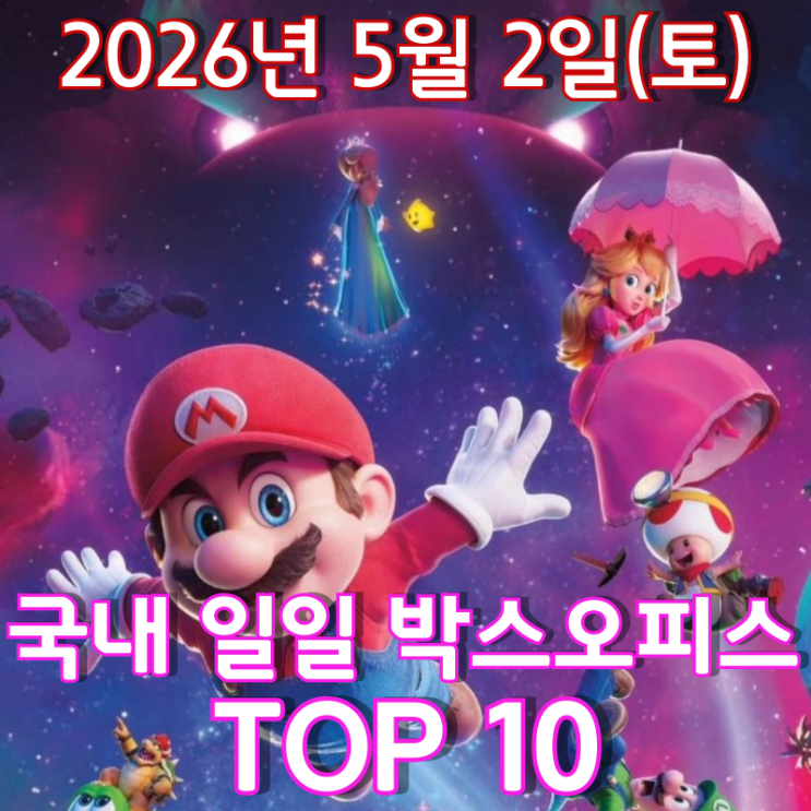  [5월 2일] 국내 박스오피스 - 속편 영화 두 편의 치열한 1위 다툼
