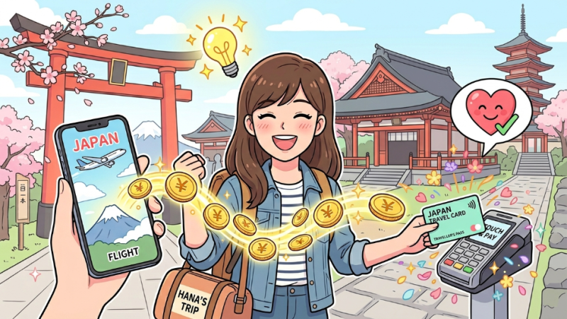 JAL 항공권 트래블월렛 결제 팁! 엔화 결제 및 일본 컨택리스 총정리