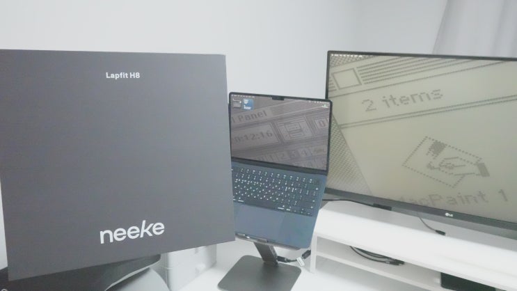  니케 neeke 랩핏 H8 맥북 받침대 8in1 허브 기능까지 완벽해요