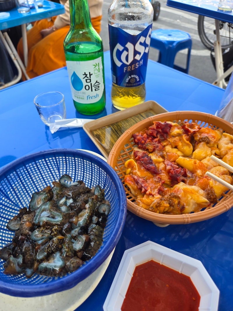 [대구/칠성시장 맛집] 대구 칠성시장 2번출구 해산물 노상 맛집