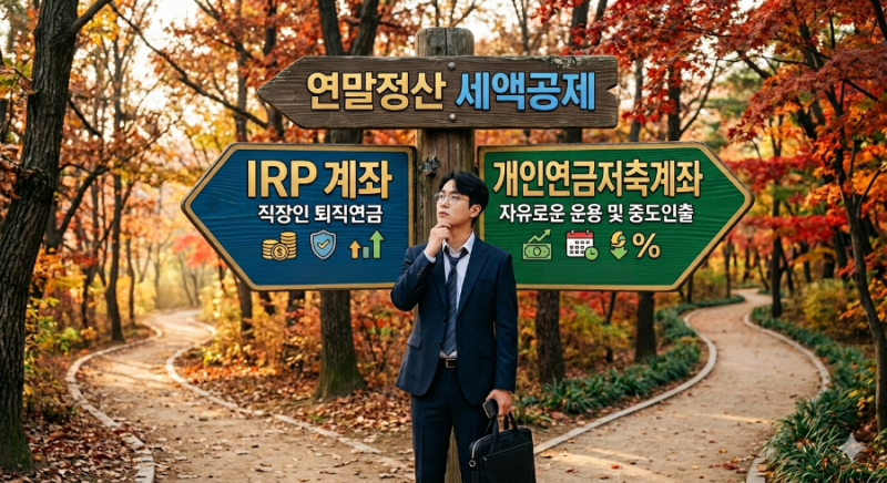 [개인연금] 연말정산 절세의 핵심: IRP vs 개인연금저축, 900만 원 배분 전략 완벽 가이드