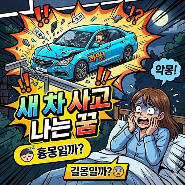 새차 사고 나는 꿈