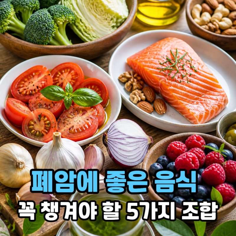 폐암에좋은음식, 꼭 챙겨야 할 5가지 조합