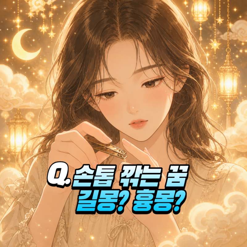 손톱 깎는 꿈 길몽일까요 흉몽일까요?