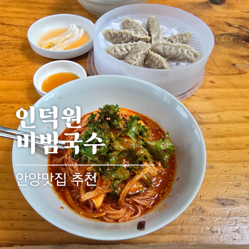 안양 맛집 추천 인덕원 비빔국수 안양본점 한고은 맛집