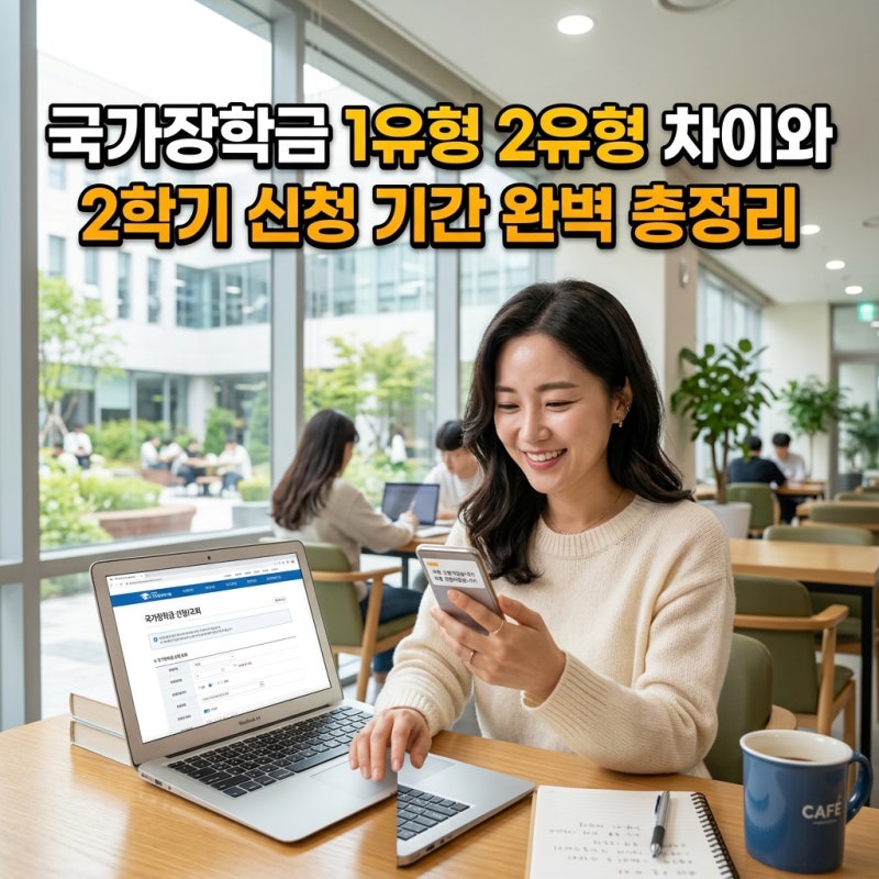 2학기 신청 시작! 국가장학금 1유형·2유형 차이 모르면 수백만 원 손해 봅니다
