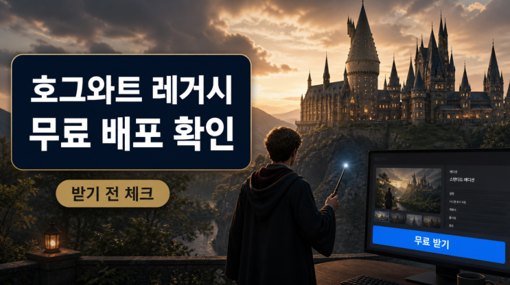  호그와트 레거시 무료 배포 받는 법과 주의점