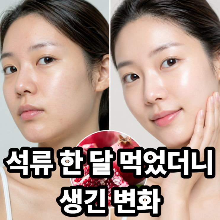 석류 한 달 먹기 후기, 실제 변화 공개