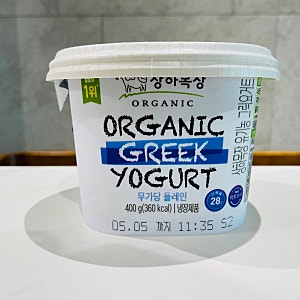 상하목장 그릭요거트 플레인 성분 맛 아기 반응 후기