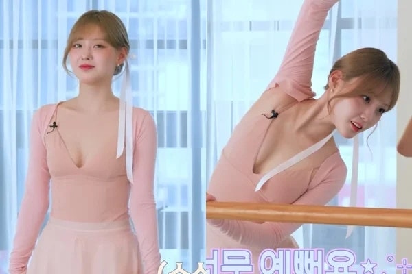 케플러 채현, 가슴 파인 발레복 노출 논란에 직접 해명