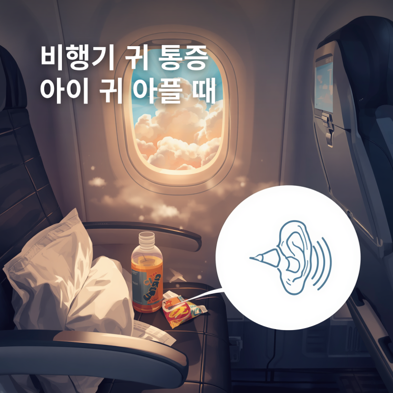비행기 탈 때 귀 아픈 이유 | 아이 귀 통증 줄이는 방법