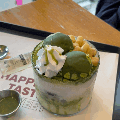  팥절미말차설빙 내돈내산 솔직후기, 할매입맛 적겨하는 고급스런 달달함