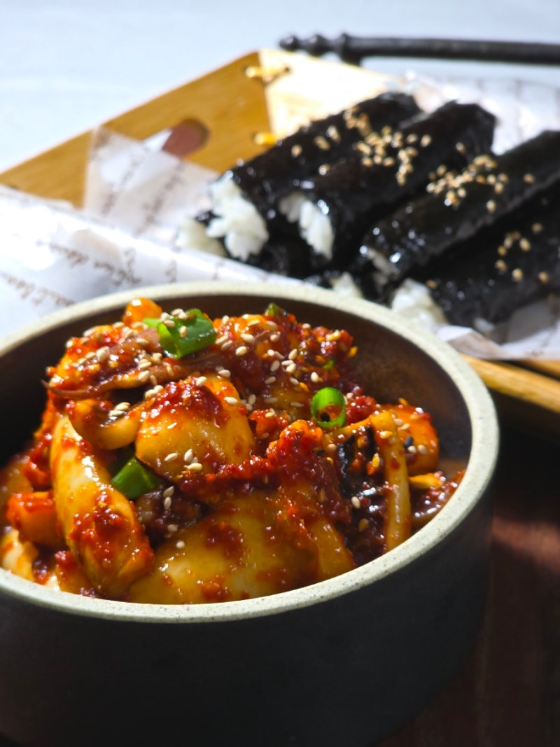충무김밥 레시피 오징어무침 석박지 만드는법 재료 간단
