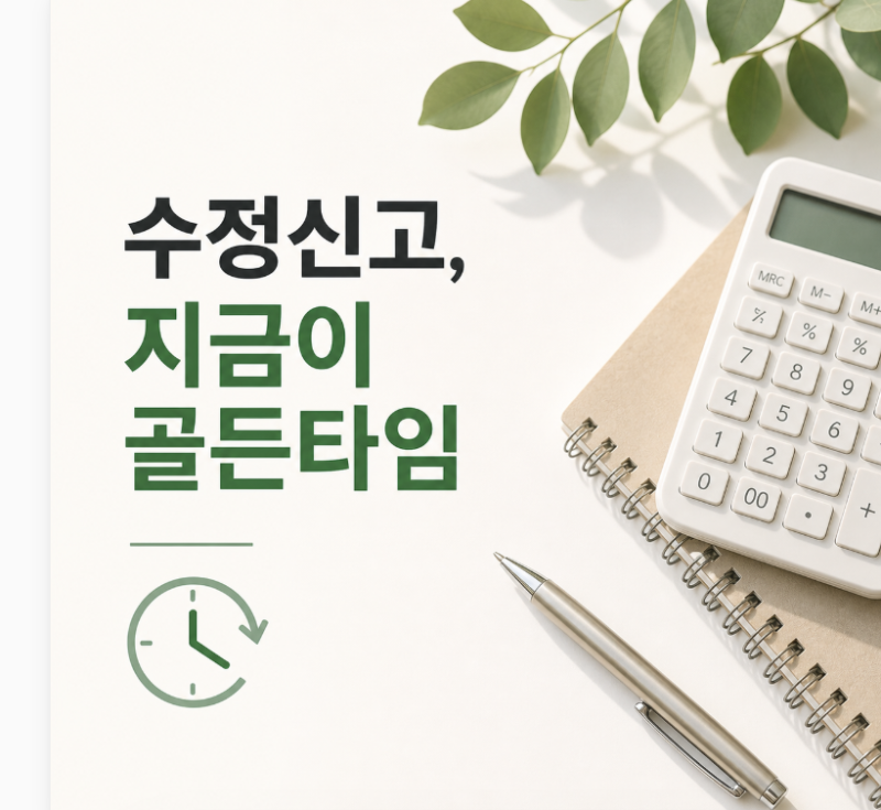 "세금 더 낼 뻔?" 종합소득세 신고 오류, 자진 수정신고로 가산세 줄이는 법