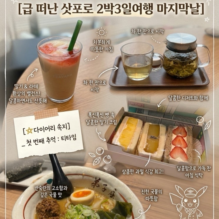  [삿포로 여행 3일차] 니조시장부터 공항 라멘까지  마지막날 쇼핑·맛집 코스 | ZE624 사전좌석 후기