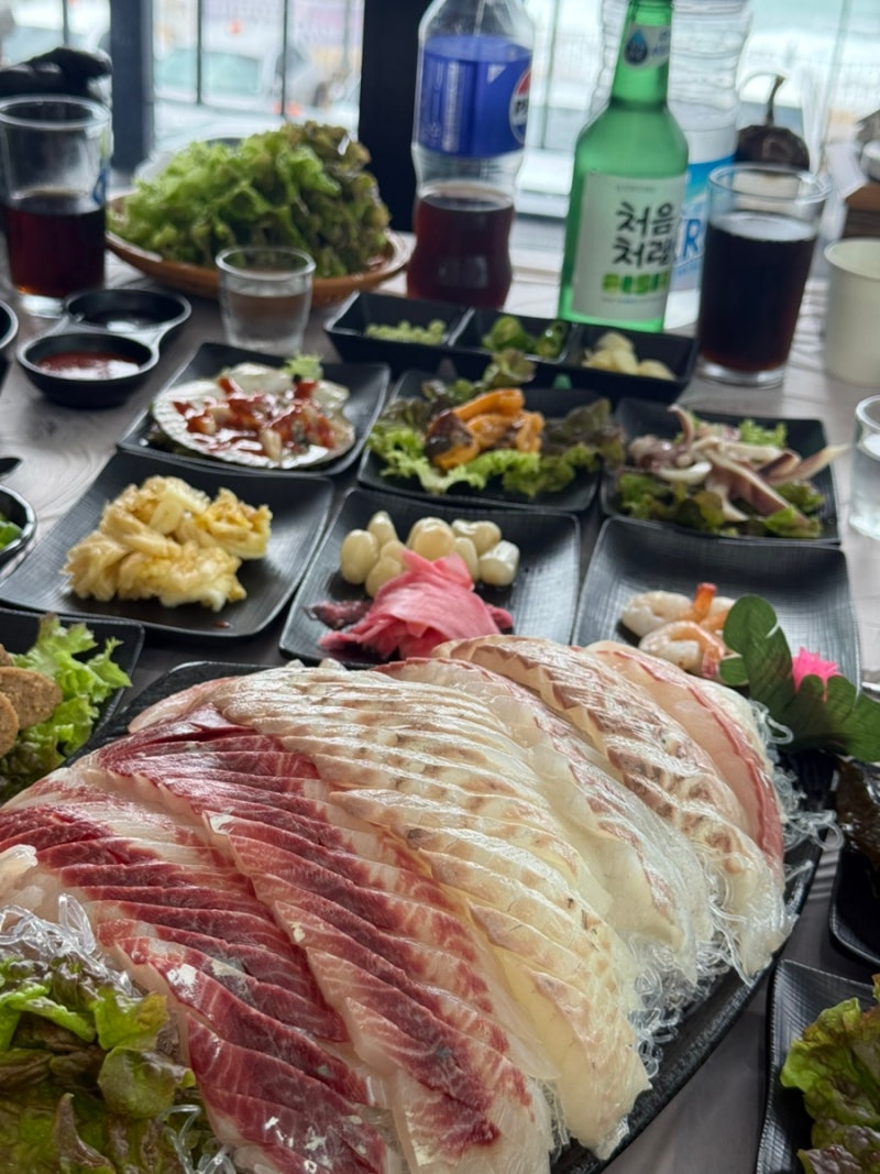 속초 장사항 회센터 맛집 가성비 횟집 봉포한일수산횟집