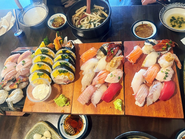  대전 부모님 모시고 식사, 관저동 초밥집 스시니배루 주차 가능한 초밥 맛집