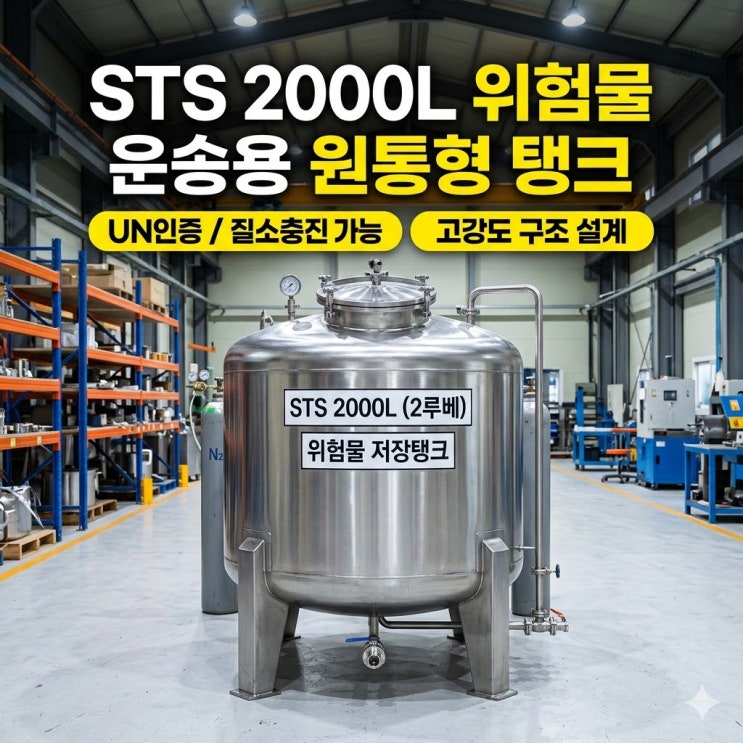  STS 2000L 원통형 탱크 장점과 활용 분야