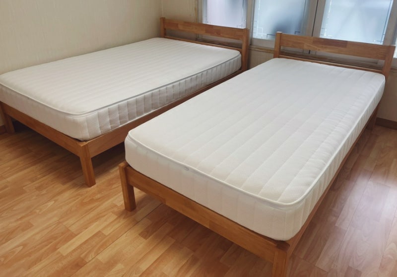 [가구] 무인양품 고무나무 목제 침대 & 매트리스