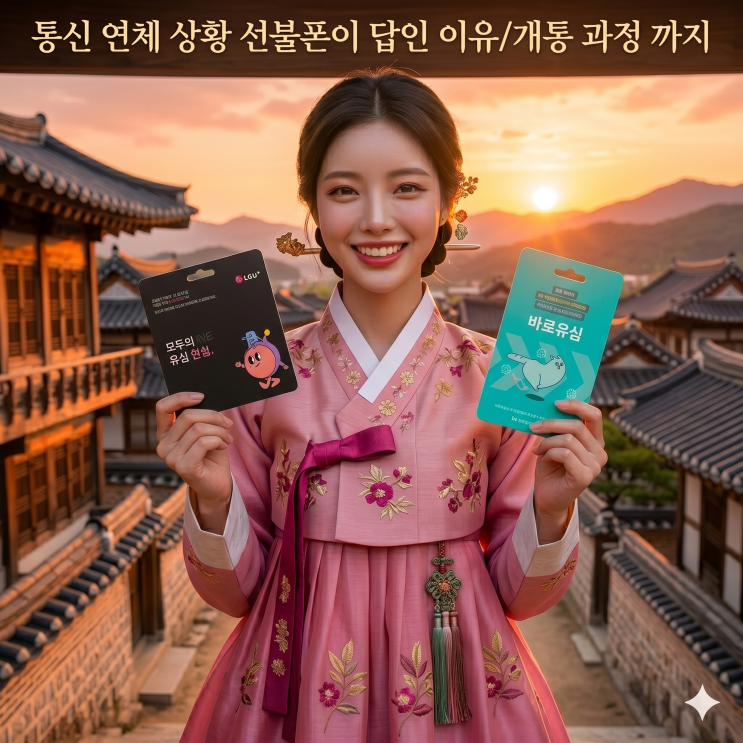  통신 연체 상황 선불폰이 답인 이유/개통 과정 까지