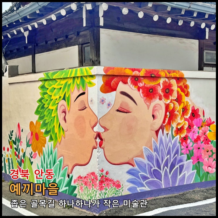  [안동] ️ 좁은 골목길 하나하나가 작은 미술관 '예끼마을'