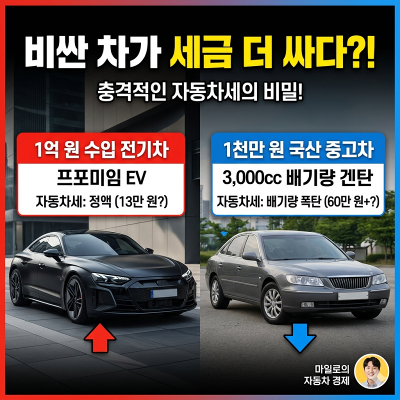 자동차세, 왜 차값 말고 cc일까?