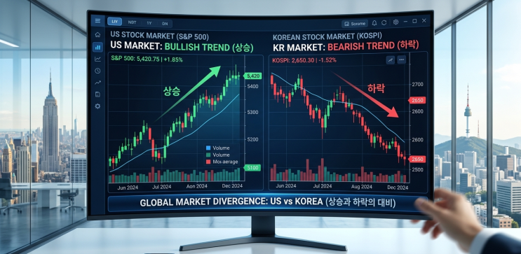  투자 방향 미국 vs 한국 완벽 정리