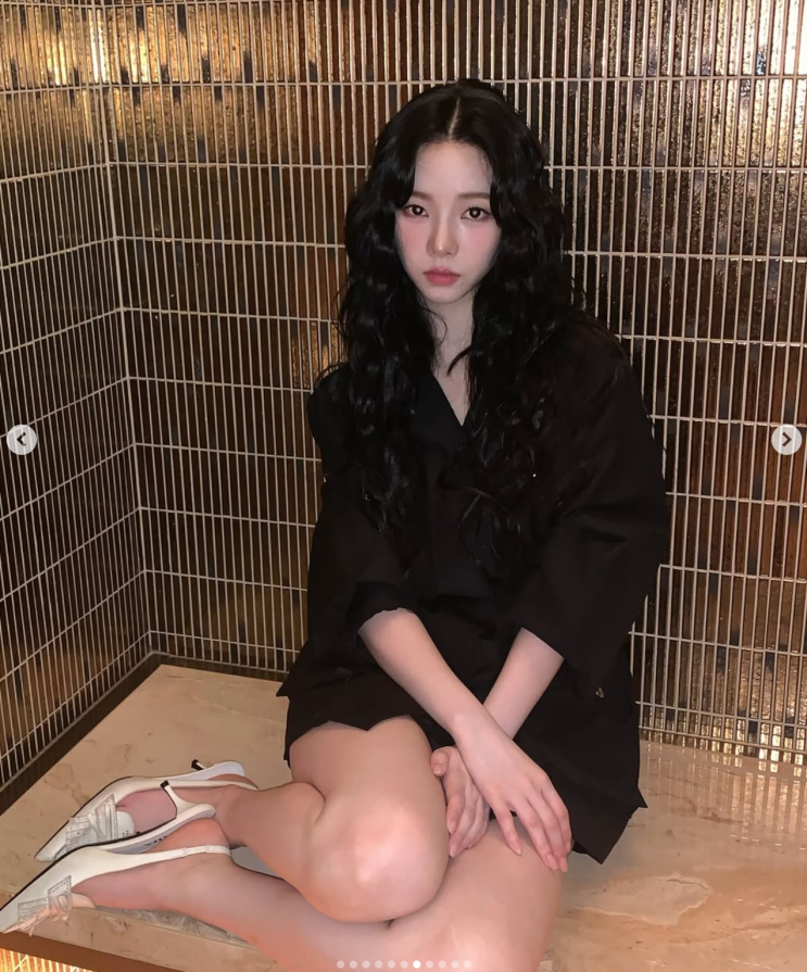  카리나, 작은 얼굴+여신 미모로 시선 강탈! 에스파 신곡 '레모네이드' 컴백 예고
