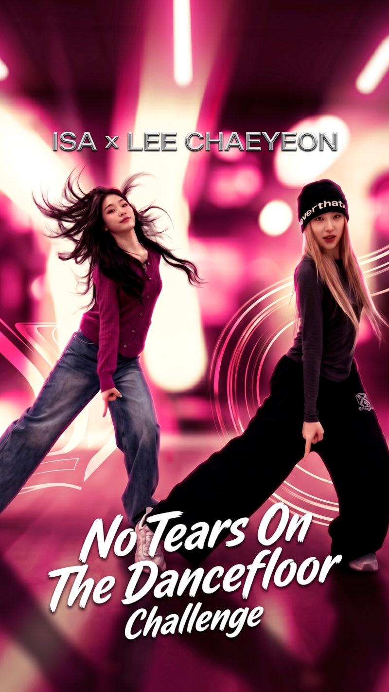 LEE CHAEYEON (이채연) x ISA (스테이씨) 'No Tears On The Dancefloor'. Nu-Disco Dance-Pop Track mix #shorts