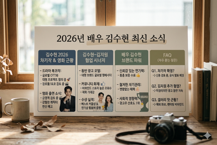 김수현 근황 | 김수현 드라마 영화 추천 | 김수현 김지원 차기작