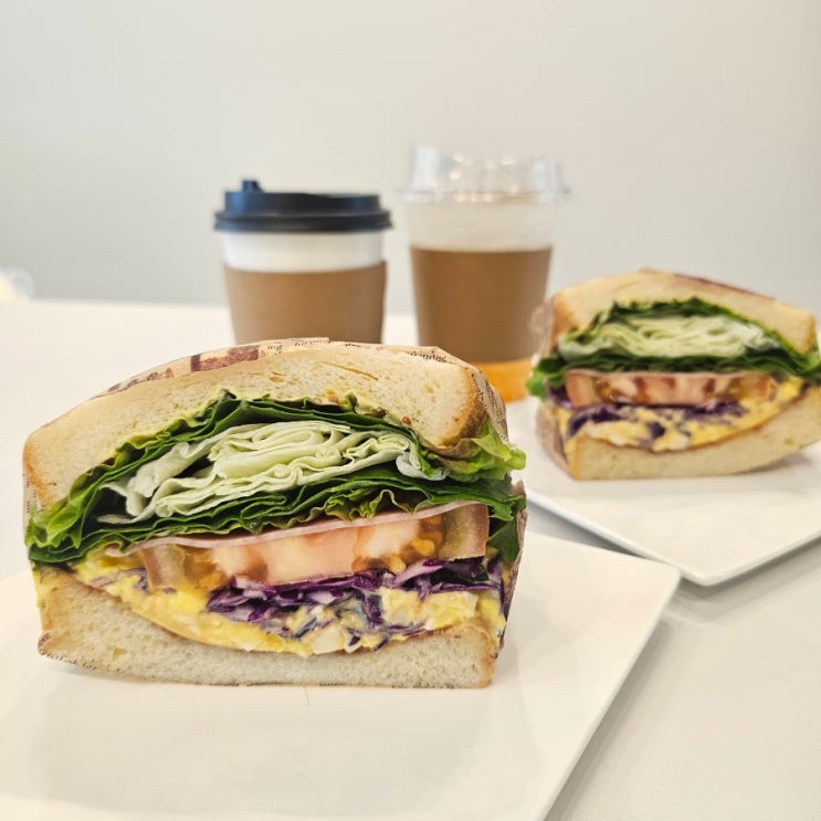 용암동 샐러드 샌드위치 맛집 cafe 만나｜단체주문 가능한 공방카페 후기