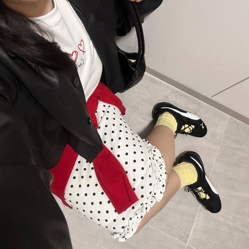 발레코어 스니커즈 푸마 스피드캣 고우먼스 블랙/화이트 235 디테일 아쉬움 솔직 후기