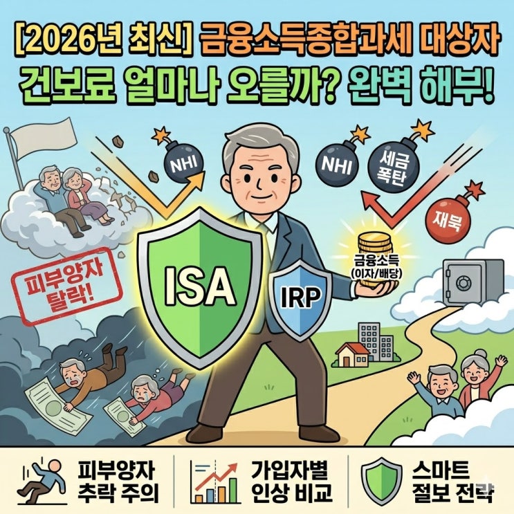  금융소득종합과세 대상자가 되면 건강보험료는 얼마나 오를까?